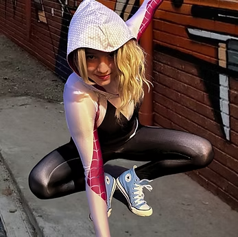 Spider-Girl Pose